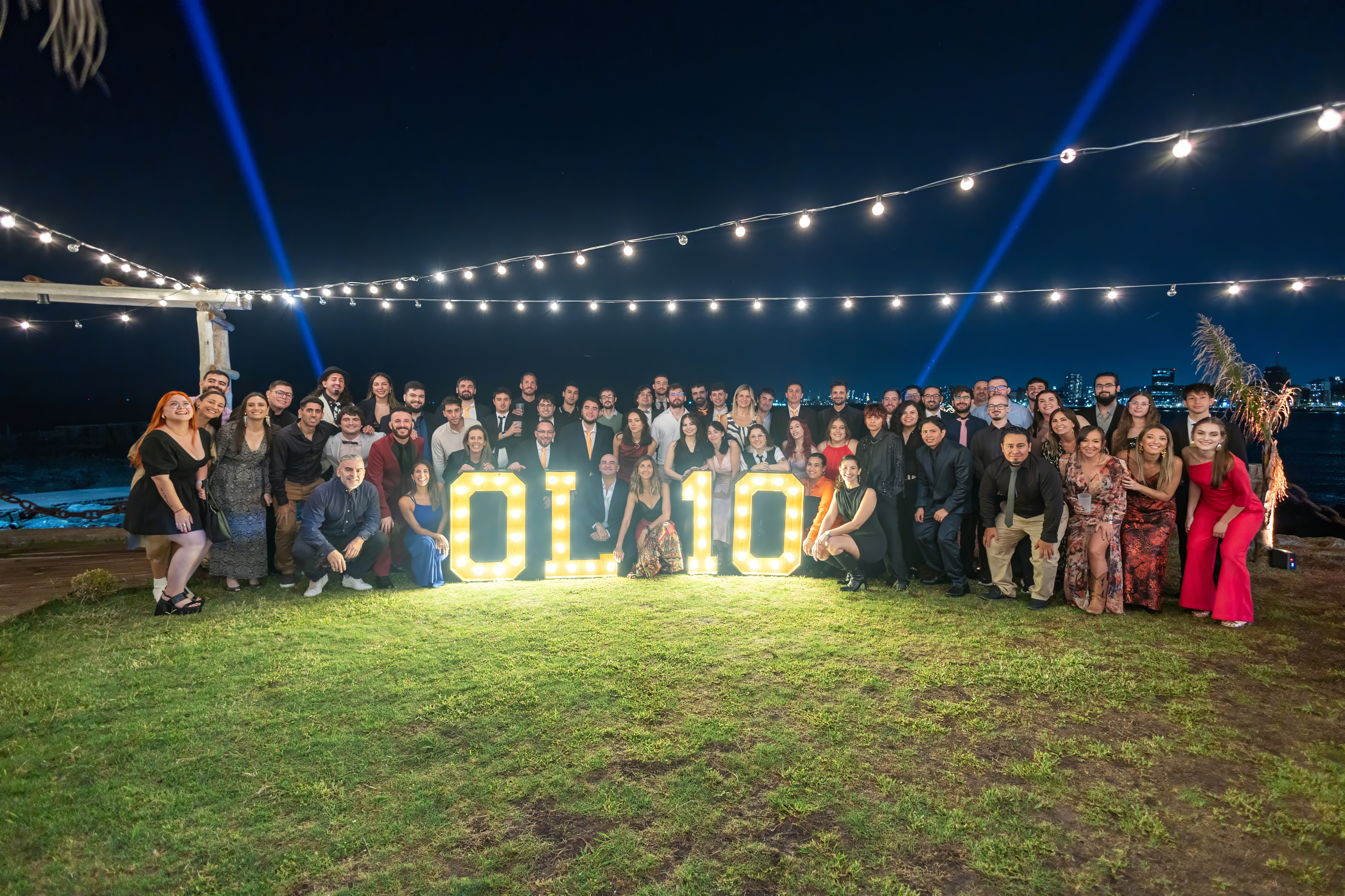 OrangeLoops team celebrating 10 years